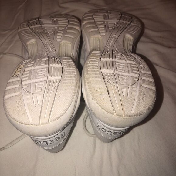 Reebok Womens Walk DMX Max All White Running Shoes Sneakers Size 5.5 OG Style - Picture 9 of 11